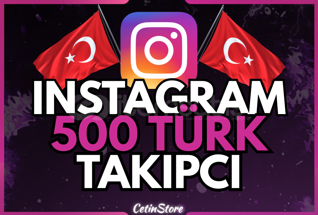 ⭐️İNSTAGRAM 500 TÜRK TAKİPÇİ - KALİTELİ⭐️ ⭐️İNSTAGRAM 500 TÜRK TAKİPÇİ - KALİTELİ⭐️