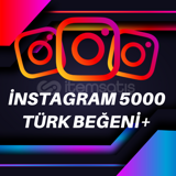 İNSTAGRAM 5000 [%100] TÜRK BEĞENİ 