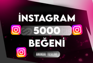 İnstagram 5000 Beğeni.