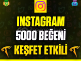 ⭐️☘️İnstagram 5000 Beğeni❤️Garanti & Sorunsuz❤️