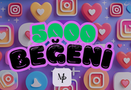  İNSTAGRAM 5000 Beğeni Garantili Hızlı Hizmet