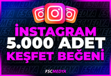 Instagram 5.000 Gerçek Beğeni - Keşfet Etkili