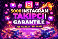 ✅ INSTAGRAM 5.000 GERÇEK TAKİPÇİ