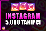 Instagram 5.000 Gerçek Takipçi [Garantili]