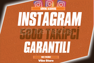 ⭐Instagram 5.000 Gerçek Takipçi / Garantili