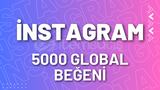 ⭐İnstagram 5000 Global Beğeni + 30 Gün Garanti