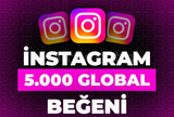⭐İnstagram 5000 Global Beğeni + 30 Gün Garanti
