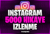 ⭐İnstagram 5000 Hikaye İzlenme⭐