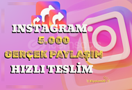 Instagram 5.000 Kaydetme