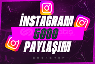 ⭐İNSTAGRAM 5.000 PAYLAŞIM EN KALİTELİSİ⭐