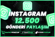 Instagram 12.500 Paylaşım+Garantili+Hızlı