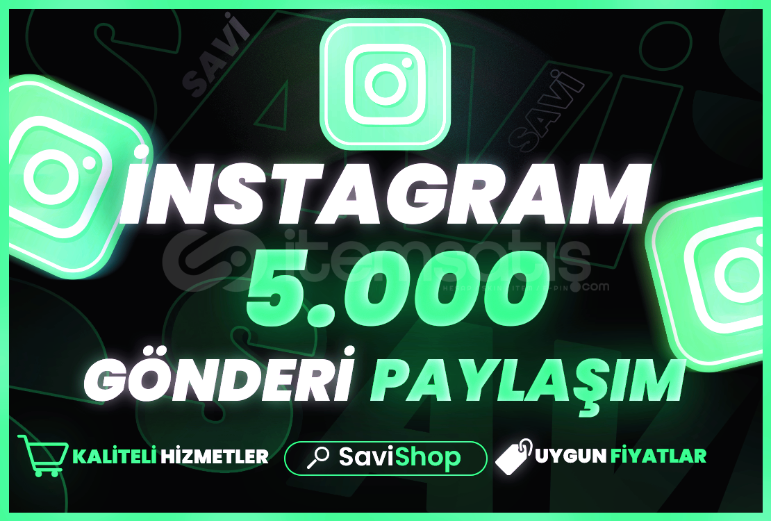 Instagram 5.000 Paylaşım+Garantili+Hızlı Instagram 5.000 Paylaşım+Garantili+Hızlı