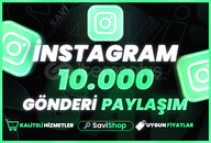 Instagram 10.000 Paylaşım+Garantili+Hızlı