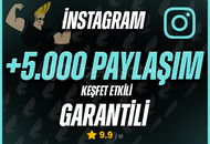 ⚡️İnstagram 5000 Paylaşım / Sorunsuz
