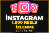 ⭐| İNSTAGRAM +1.000 Reels İzlenme | ⭐