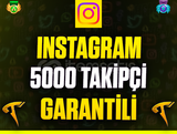 ⭐️☘️İnstagram 5000 Takipçi❤️Garanti & Sorunsuz❤️