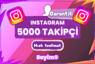 INSTAGRAM 5.000 TAKİPÇİ / GARANTİLİ