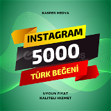 Instagram 5000 Türk Beğeni
