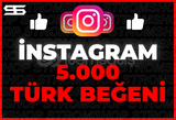 İNSTAGRAM 5.000 TÜRK BEĞENİ | GARANTİ