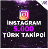 İNSTAGRAM 5000 TÜRK TAKİPÇİ