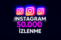 İNSTAGRAM 50000 ADET İZLENME 