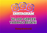 Instagram 50.000 gerçek beğeni 