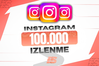 ⭐İnstagram 100.000 İzlenme