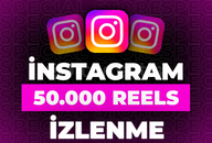 ⭐İnstagram 50000 Reels İzlenme + 30 Gün Garanti