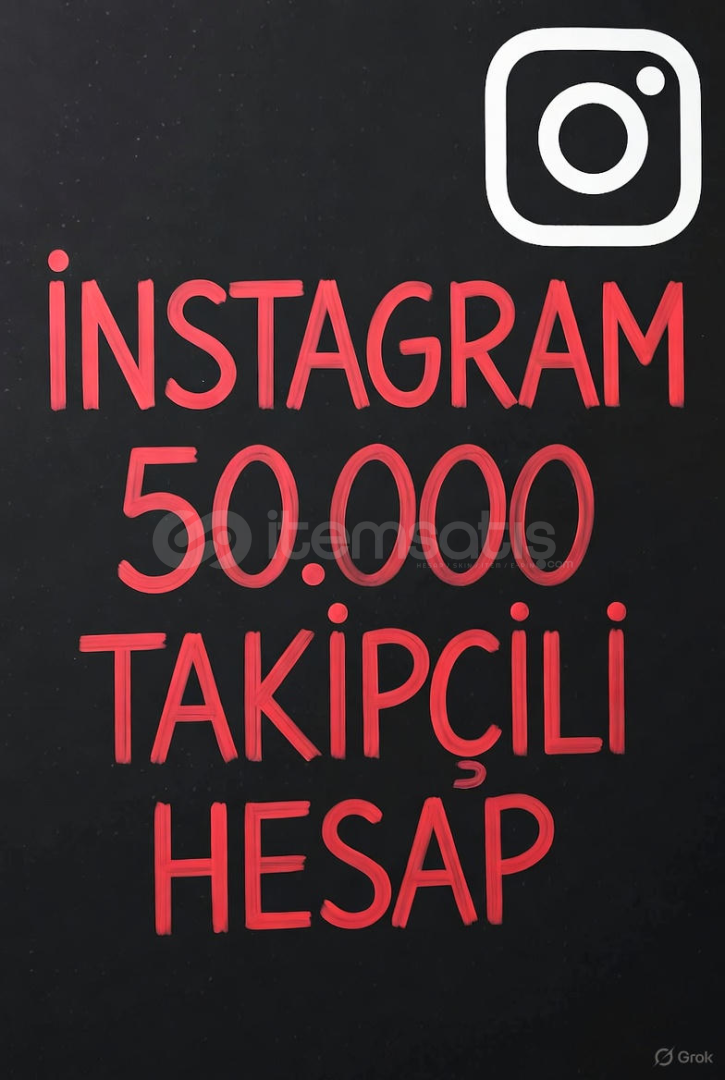 İNSTAGRAM 50.000 TAKİPÇİLİ HESAP İNSTAGRAM 50.000 TAKİPÇİLİ HESAP