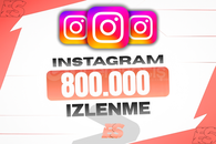 ⭐İnstagram 800.000 İzlenme