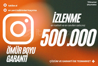 ⚡İNSTAGRAM | 500.000 İZLENME 