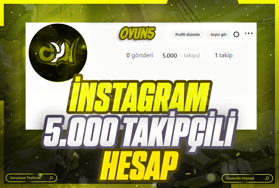✅İNSTAGRAM 5K TAKİPÇİLİ HESAP✅ ✅İNSTAGRAM 5K TAKİPÇİLİ HESAP✅