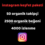 INSTAGRAM 5X KEŞFET PAKETİ ÖZEL İNDİRİM!