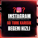 ⭐İnstagram 60 Adet Organik Karışık Beğeni ⭐