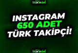 ⭐Instagram 650 Türk Takipçi!