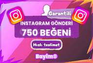 INSTAGRAM 750 BEĞENİ / GARANTİLİ