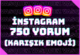 ⭐İnstagram 750 Karışık Emoji Yorum ⭐