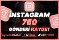 İNSTAGRAM 750 KAYDET+GARANTİ+HIZLI