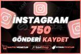 İNSTAGRAM 750 KAYDET+GARANTİ+HIZLI