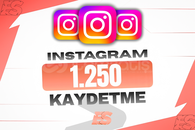⭐​ İnstagram 1.250 Kaydetme 