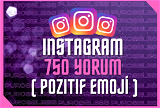 ⭐İnstagram 750 Pozitif Emoji Yorum ⭐