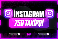 ✨İNSTAGRAM 750 TAKİPÇİ✨