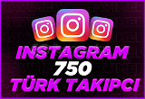 Instagram 750 Türk Organik Takipçi