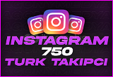 Instagram 750 Türk Takipçi
