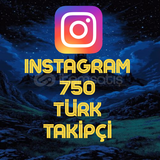 Instagram 750 Türk Takipçi (Garantili)