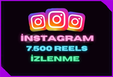 ⭐İNSTAGRAM +7.500 Reels İzlenme⭐