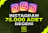 ✨Instagram 75.000 Adet Beğeni!