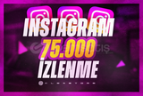 Instagram | 75000 İzlenme + Garantili