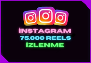 ⭐İnstagram 75.000 Reels İzlenme⭐