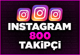 Instagram 800 Gerçek Takipçi ( Garantili )